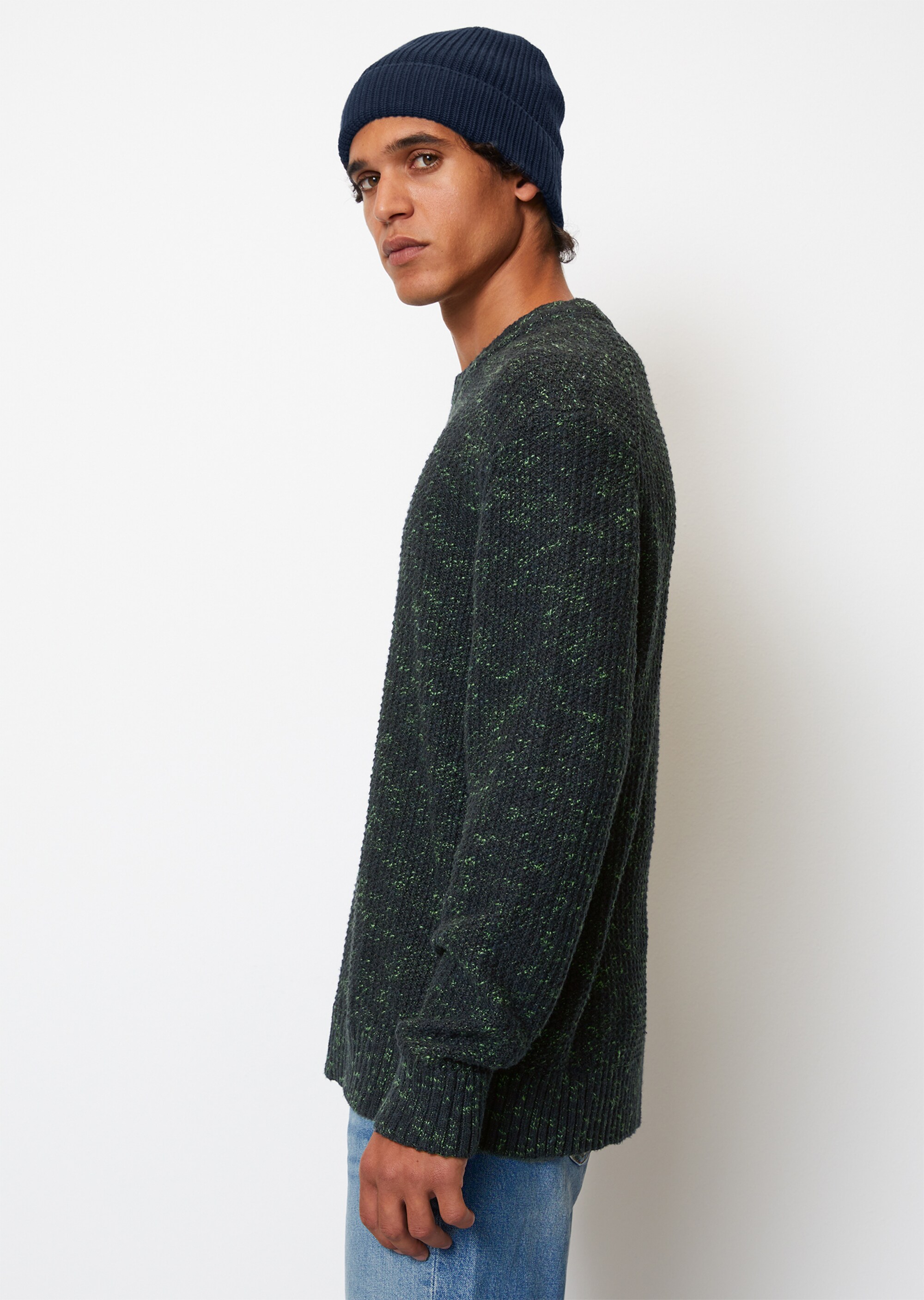 Pullover relaxed mit Mouliné-Struktur
