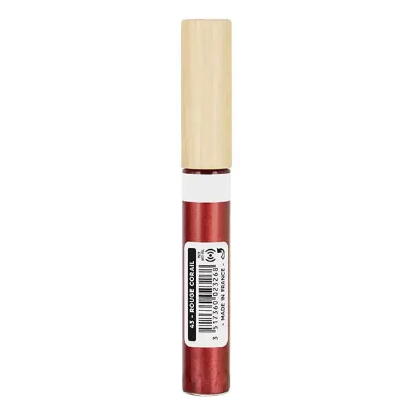 So'Bio Étic Shine & Color Lip Oil Balm No. 43 Organic Coral Red 5ml