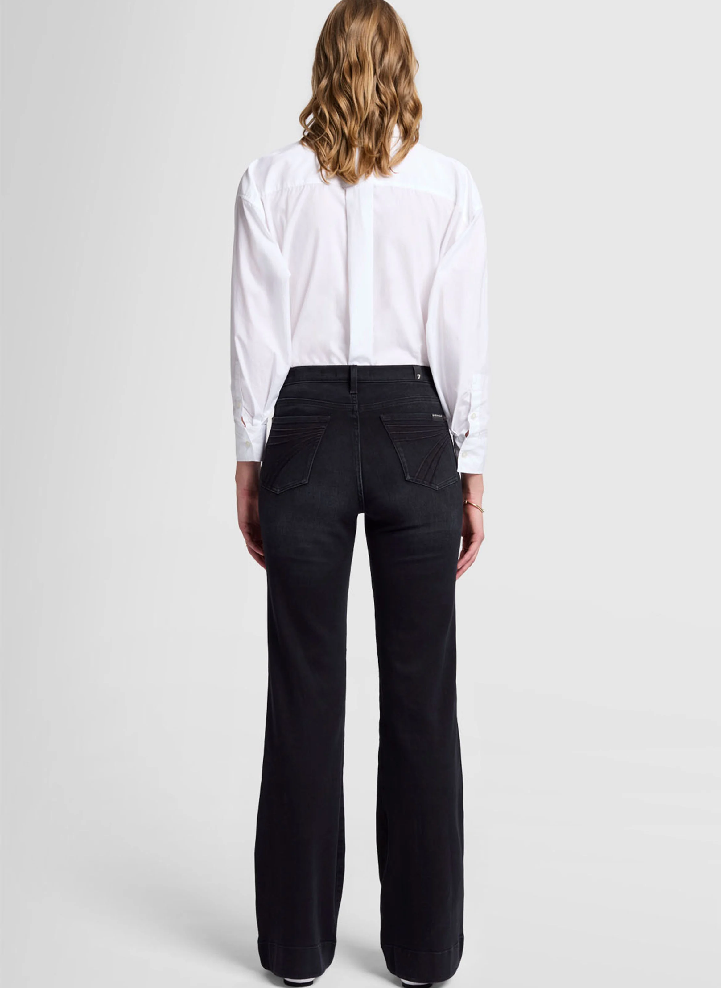 MODERN DOJO ENVY - Jean flare en coton mélangé | Noir