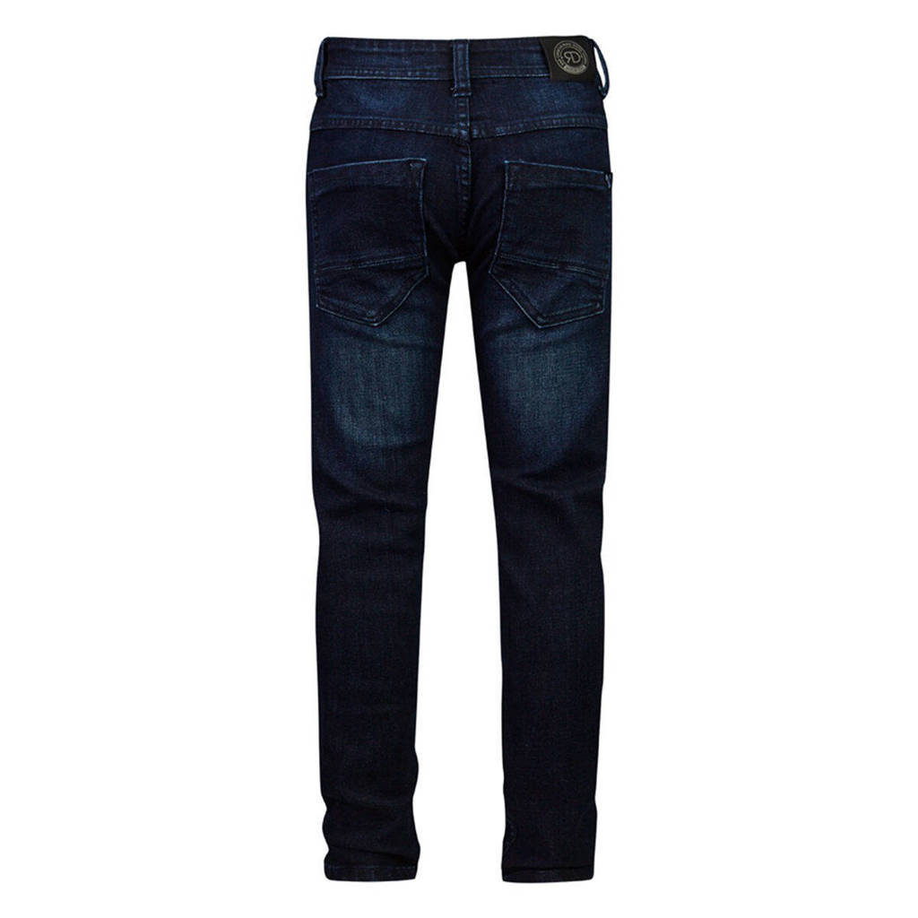 Retour Jeans tapered fit jeans Wyatt dark blue denim