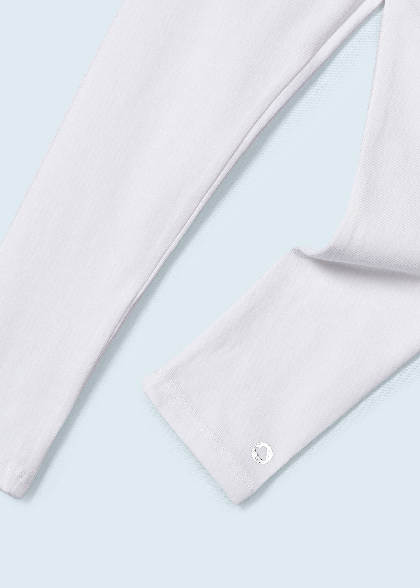 Leggings compridas de algodão sustentável para meninas