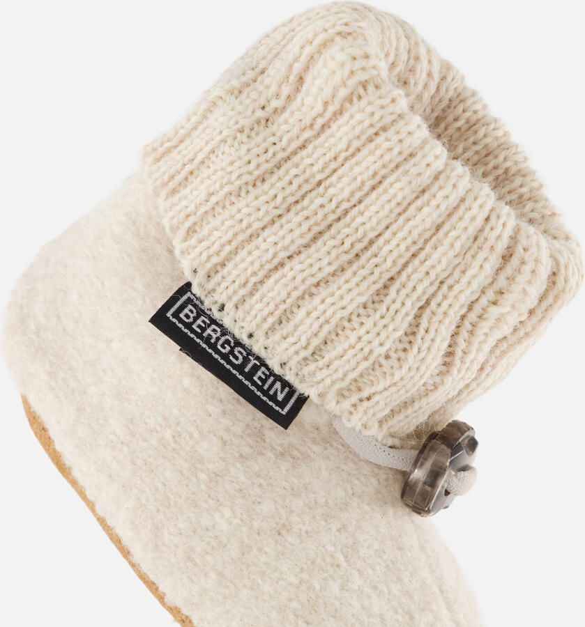Bergstein Cozy Baby Babyslofjes & 100% Zuiver sc wol Off-White