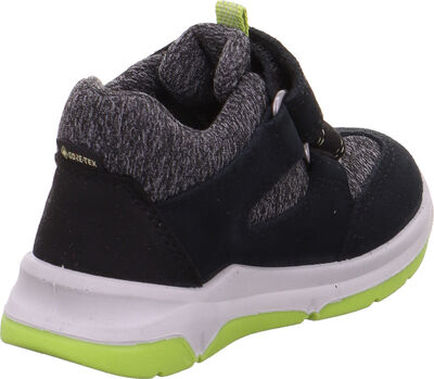 Superfit Cooper GTX Sneakers, Black/Light Green