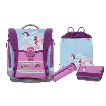McNeill Ergo Light Compact flex Angel Schulranzenset 4-teilig