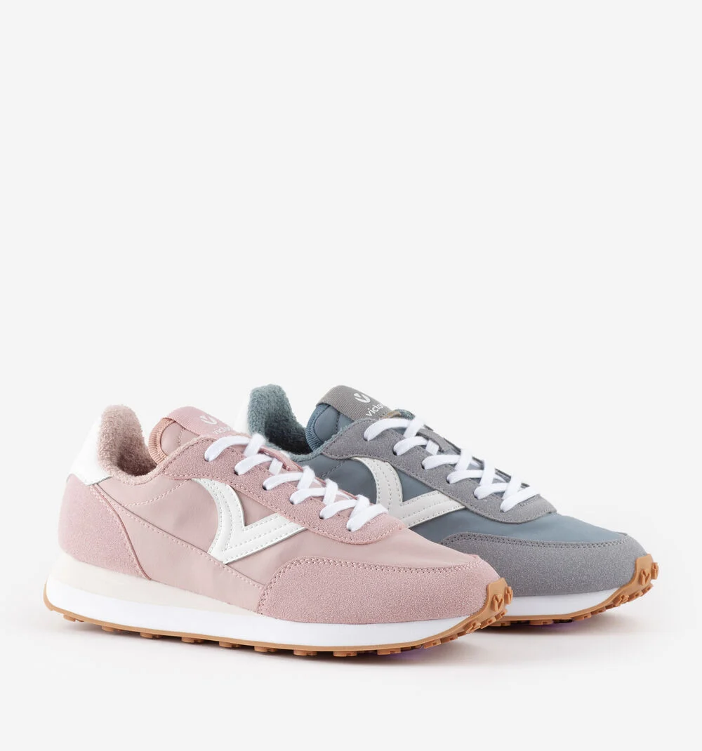 ASTRO NYLON MONOCHROME Baskets monochromes pour femme ROSA