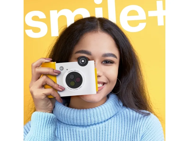 Kodak Kodak Smile  2-i-1 digitalkamera 5mp / Instant   Zink Bluetooth-telefonprinter - hvid