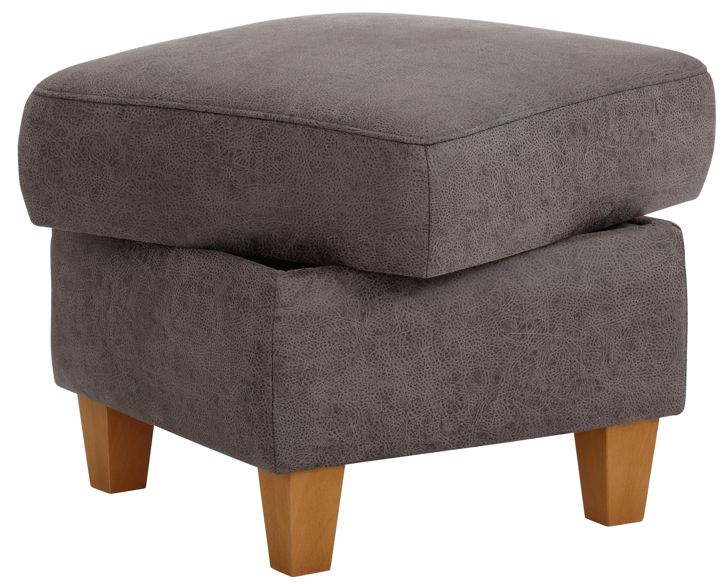 Home affaire Polsterhocker »Palmera, B: 58 cm« mit Stauraum, Federkern