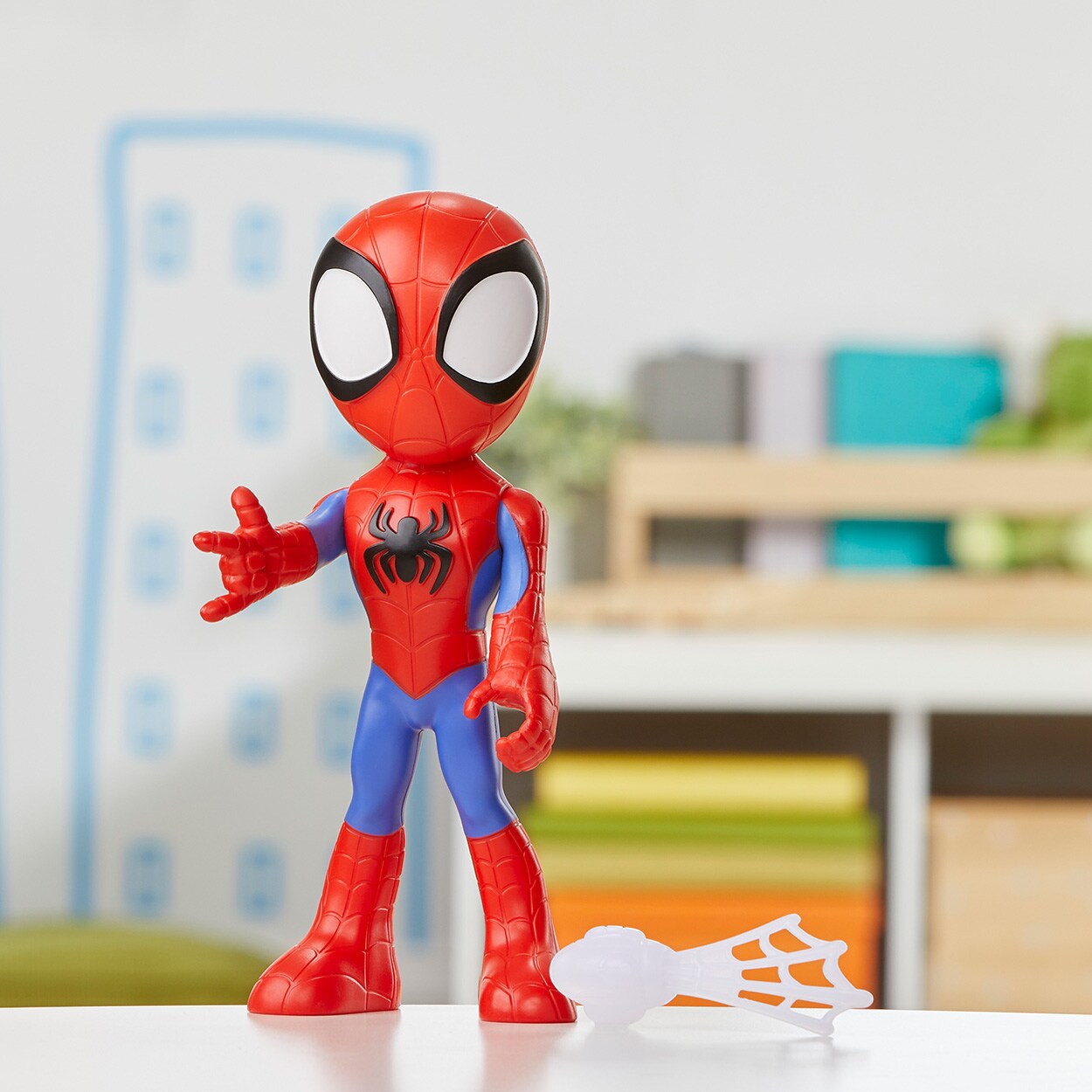 Hasbro Marvel Spidey and His Amazing Friends supergroßer Spidey Mehrfarbig Spielfigur