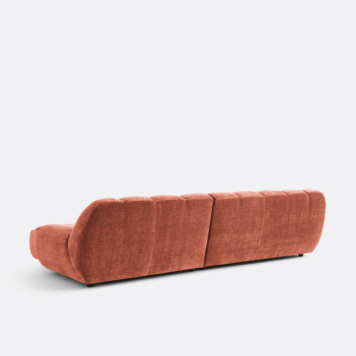LA REDOUTE INTERIEURS<br>Sofá de canto vintage em veludo cotelê, Nuria