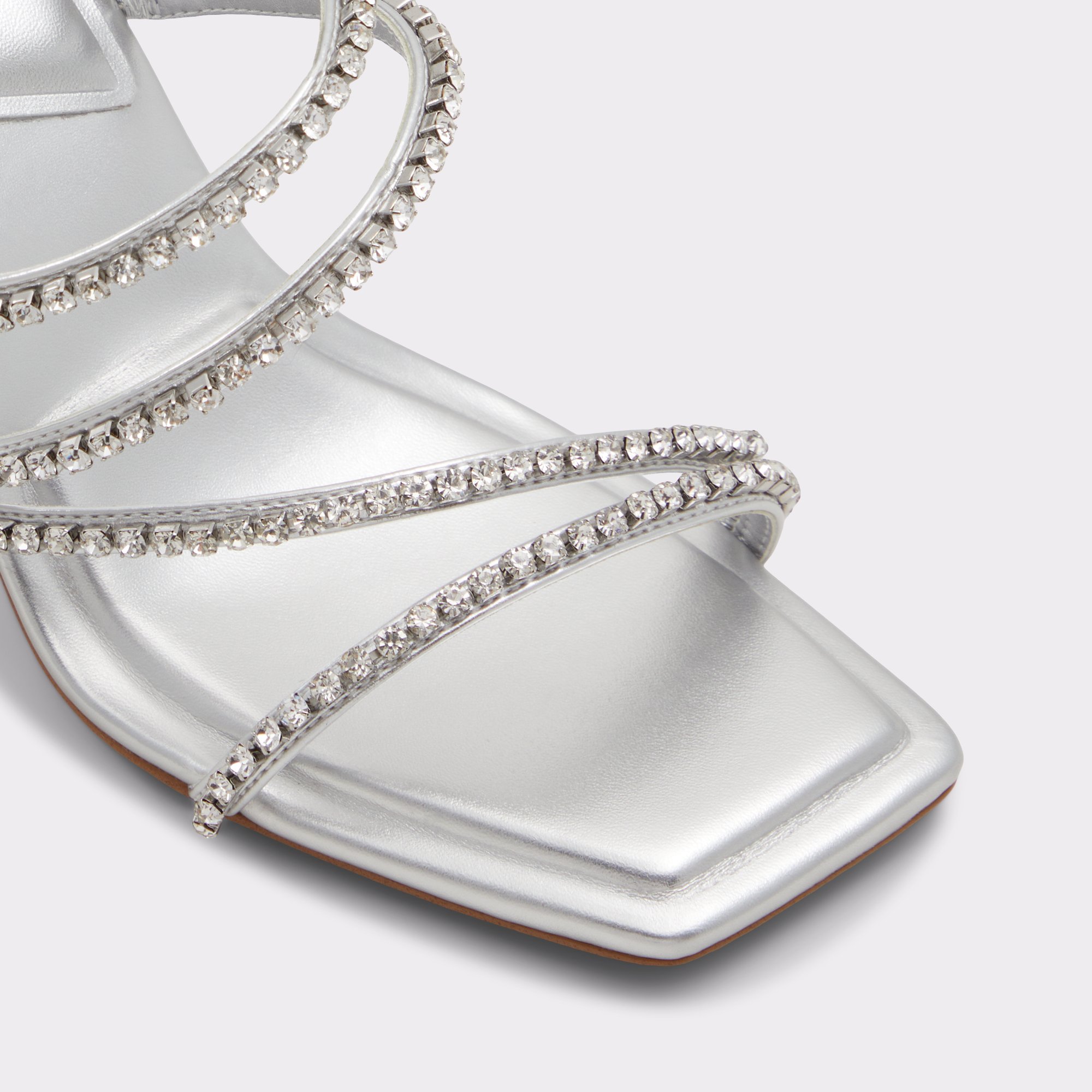 Astaya Silver Women Strappy Sandals