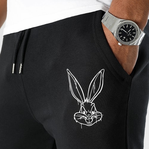 Pantalon Jogging Angry Bugs Bunny Noir Blanc