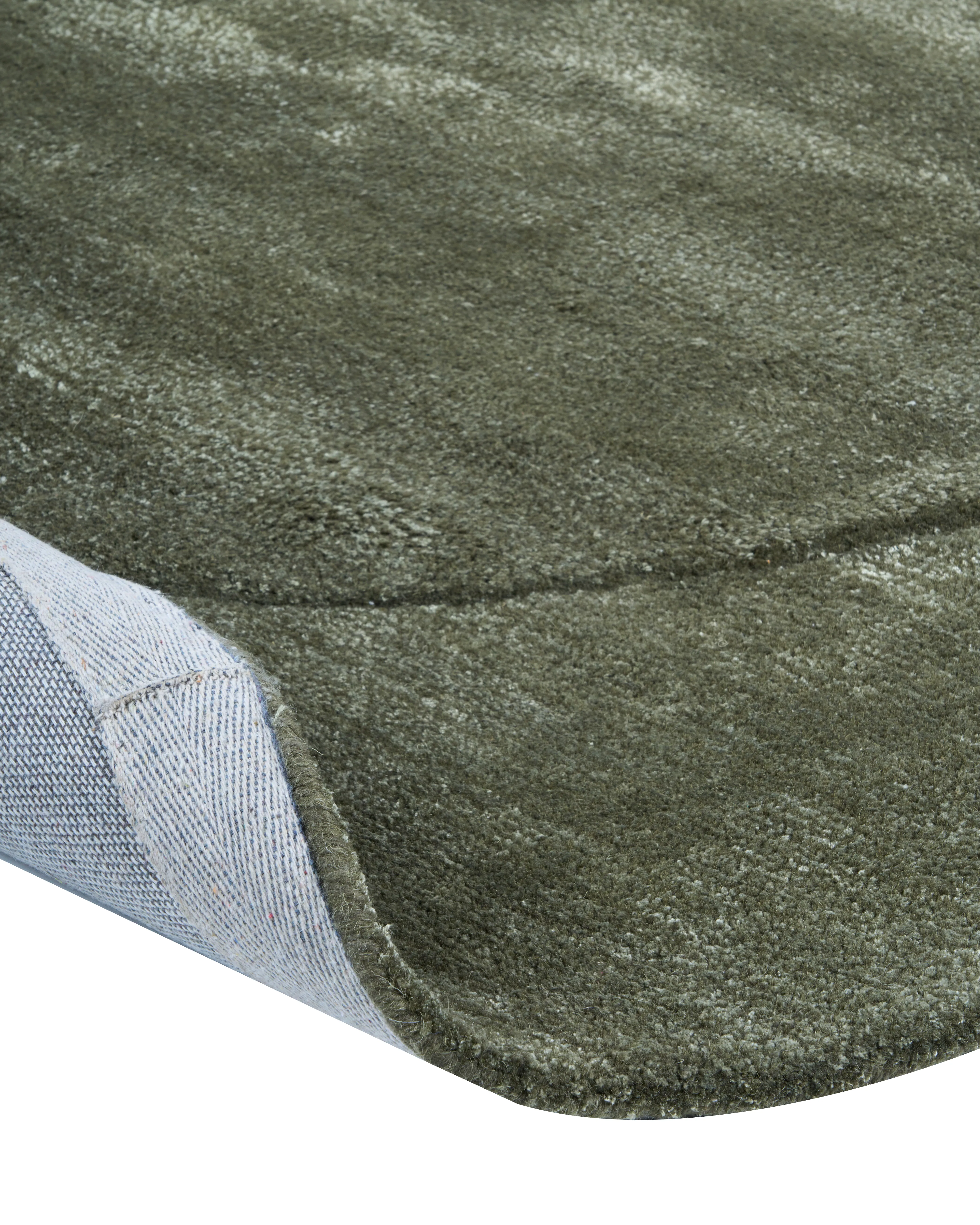 Vloerkleed MASSO Donkergroen 160 x 230 cm Viscose