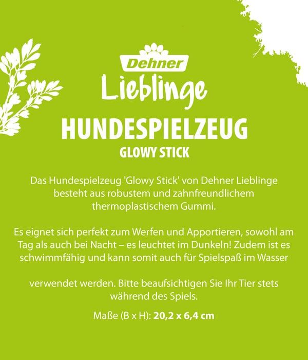 Dehner Lieblinge Hundespielzeug Glowy Stick,