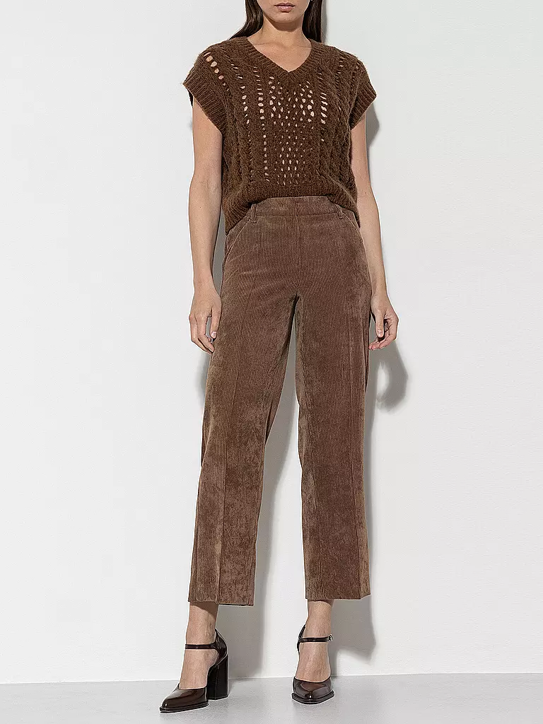 LUISA CERANO Cordhose  braun