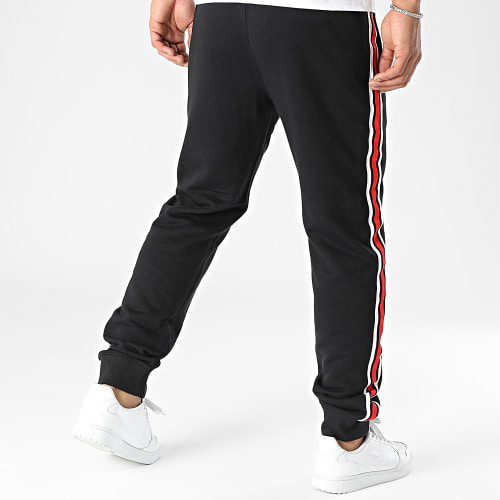 Pantalon Jogging A Bandes 218767 Noir