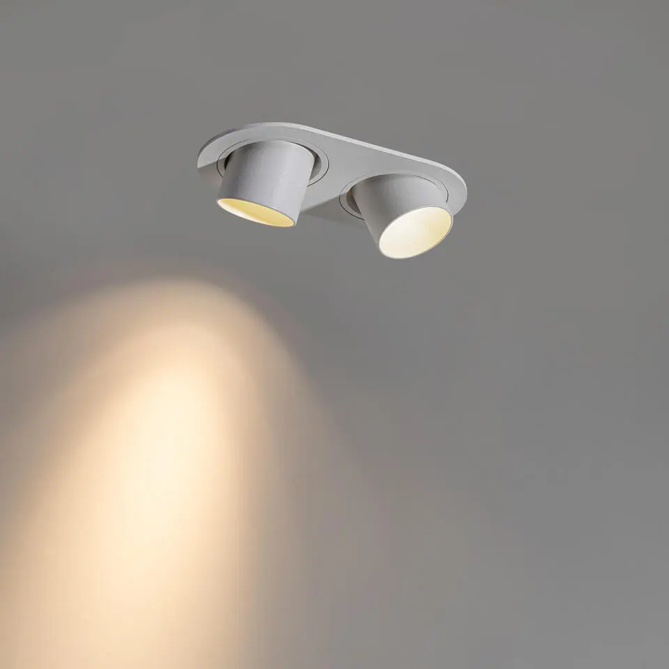 Qazqa inbouwspots installa wit gu10