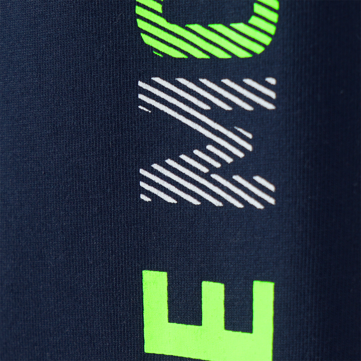 Yigga 2 Jungen Unterhemdenmit Text-Print blau / dunkelblau