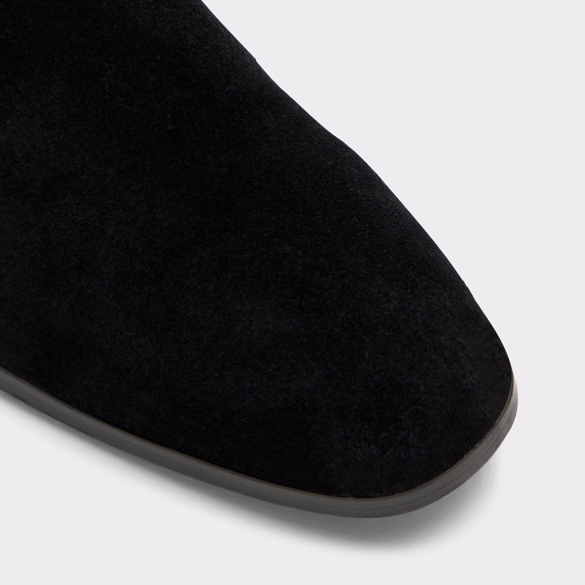 Perth Black Leather Suede Men Dress boots