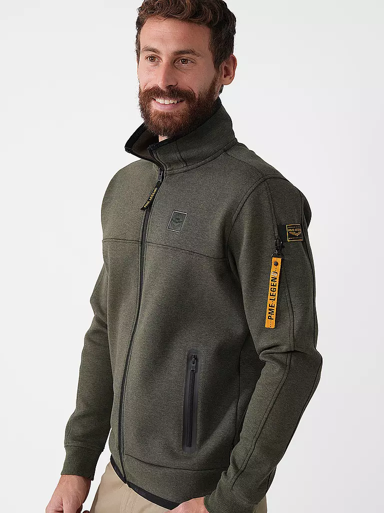 PME LEGEND Sweatjacke  olive