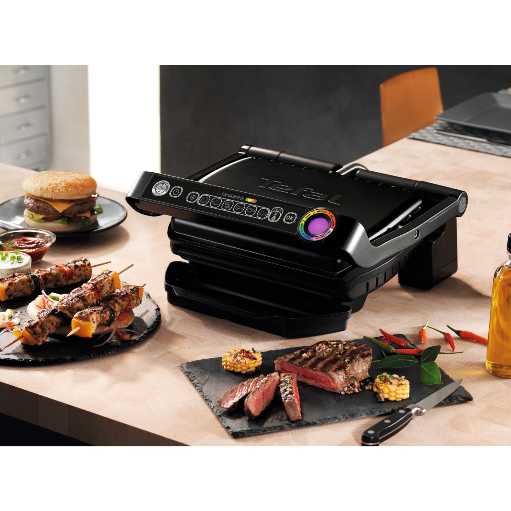 Tefal Kontaktgrill OptiGrill+ GC712D34