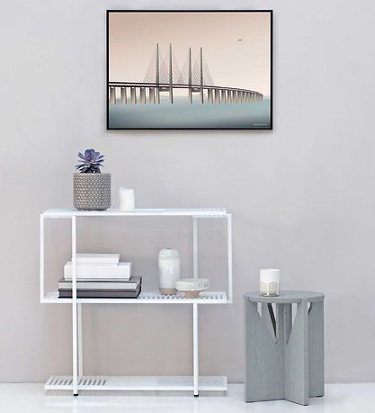 Vissevasse Poster - 30x40 - Øresundsbroen