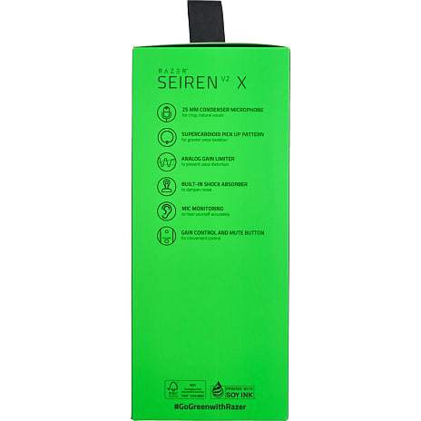 Razer Seiren V2 X gamer mikrofon - sort