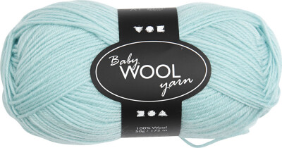 Babygarn - Blødt - L 172 M - Mint Grøn - 50 G