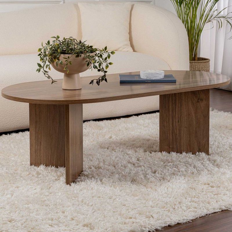 Asir - Salontafel - Walnoot - 119 x 60 x 39,8 cm