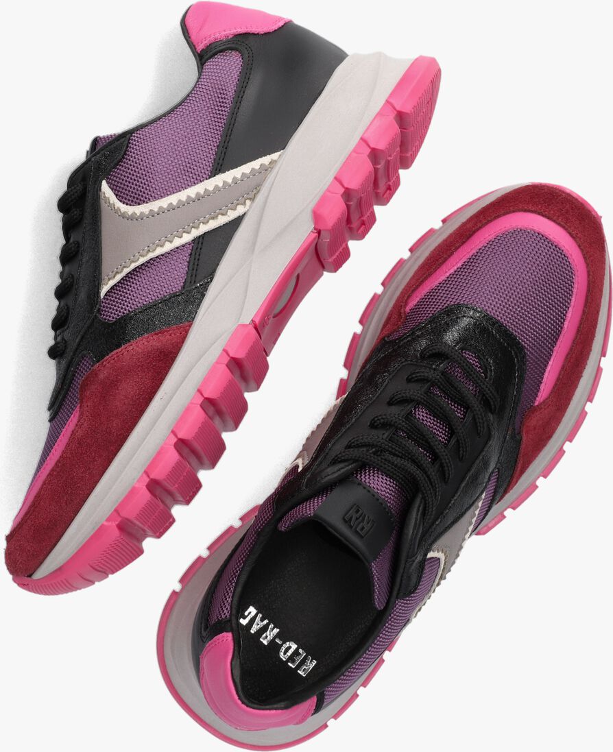 RED-RAG paarse red-rag lage sneakers 76962
