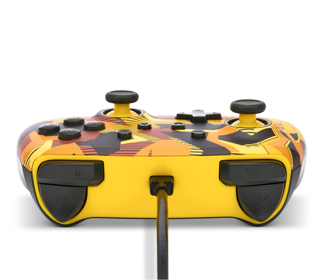 PowerA Enhanced Wired Controller - Nintendo Switch - Camo Storm Pikachu