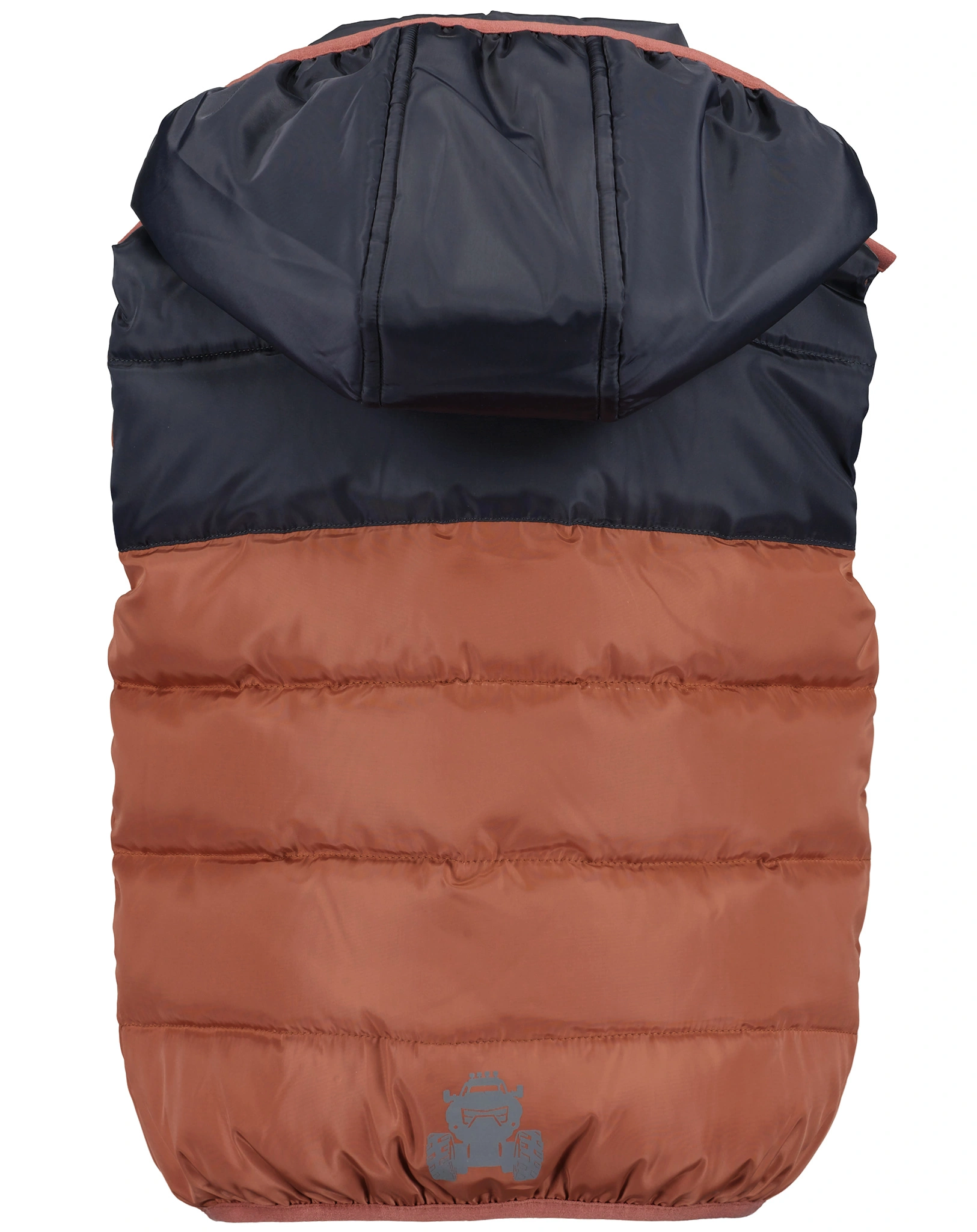 Steppweste HOOD in kupfer