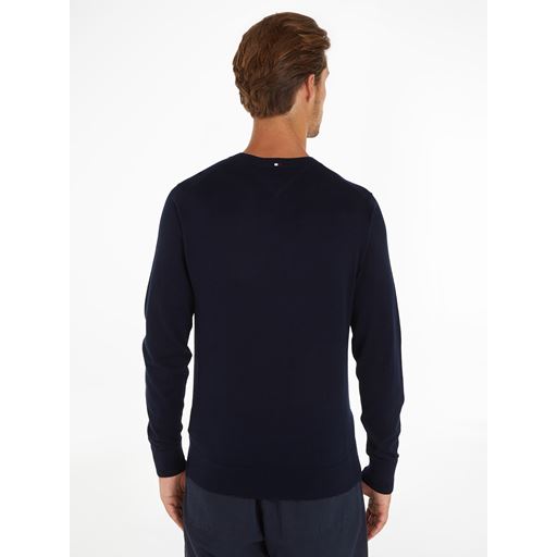 Tommy Hilfiger Crewneck Striktrøje, Desert Sky, M
