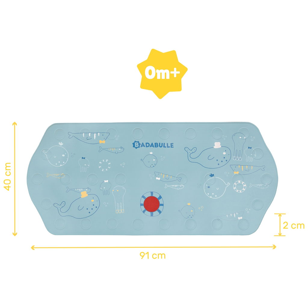 badabullebadabulle   XXL Badematte mit Thermometer