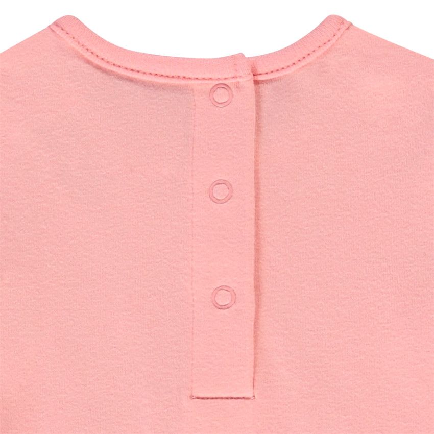 Lot de 3 bodies manches courtes unis pour bébé fille - Rose