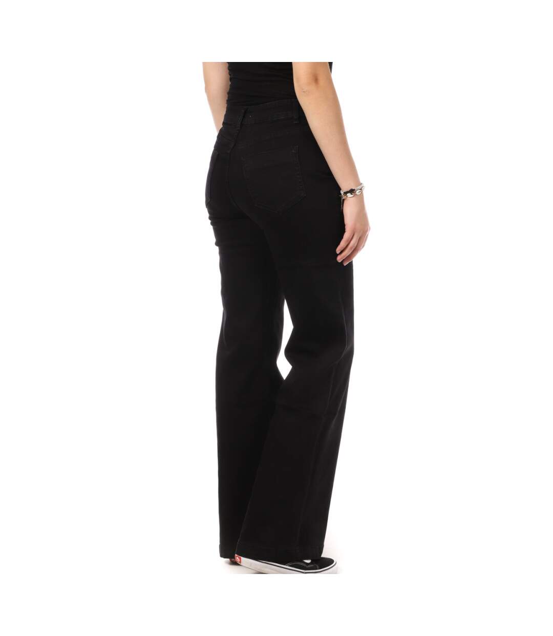 Jean Droit Noir Femme My Tina's 275