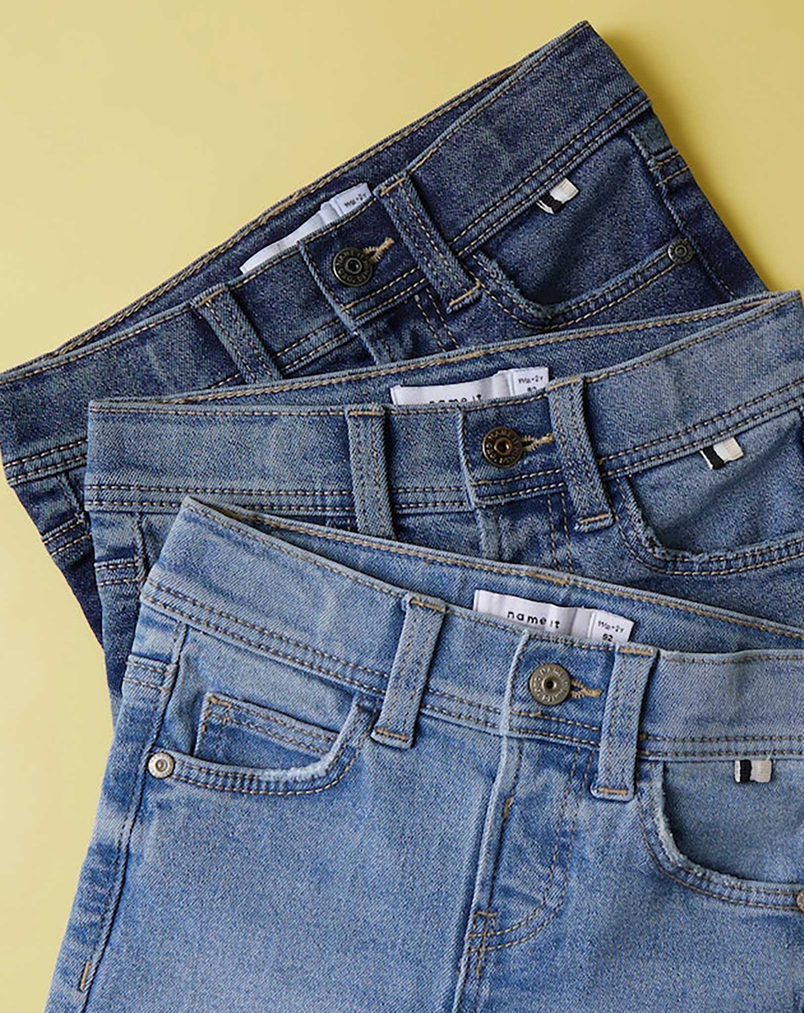Jeans NMMSILAS XSLIM 7608-IO in medium blue denim