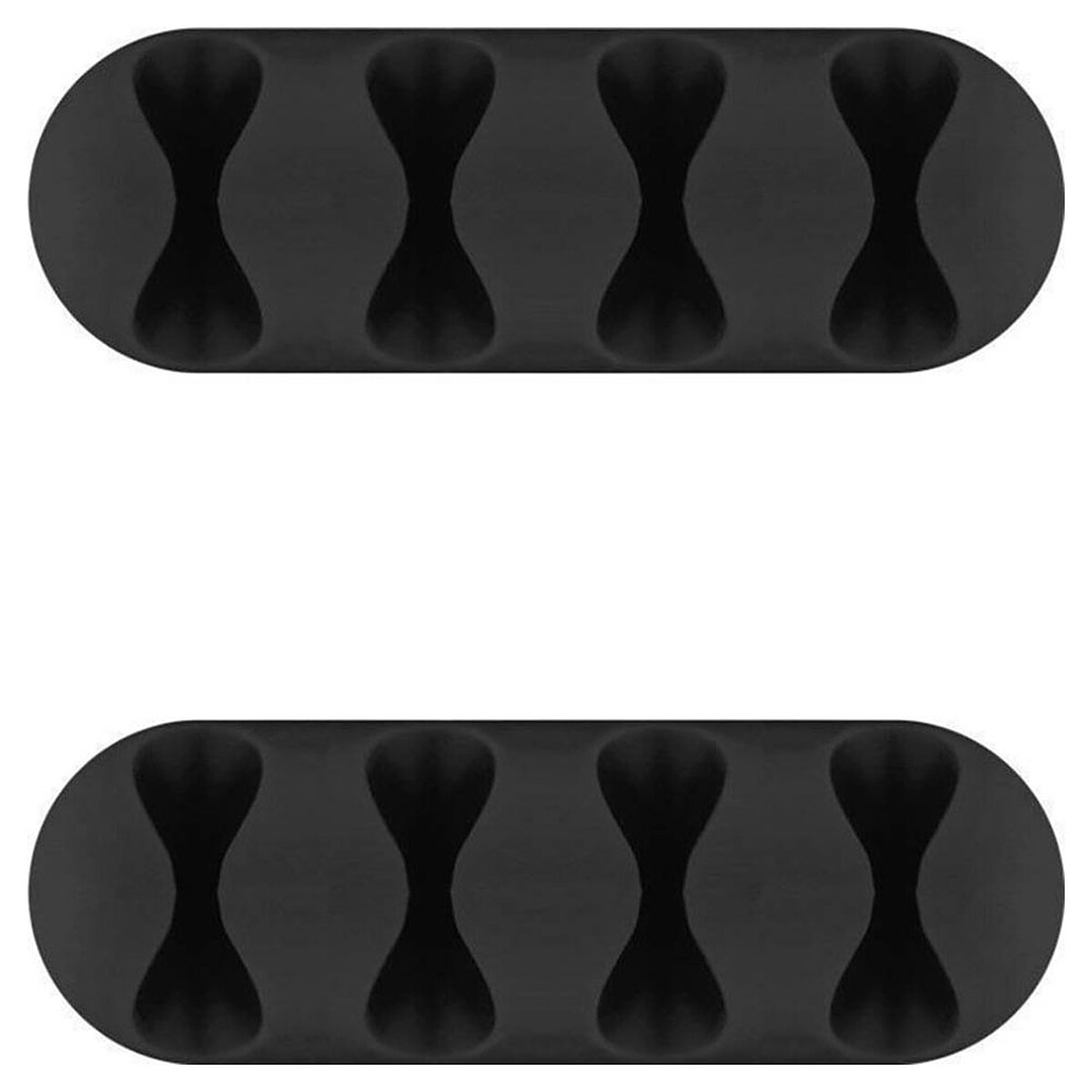 Goobay 4 Slot Cable Management - Noir