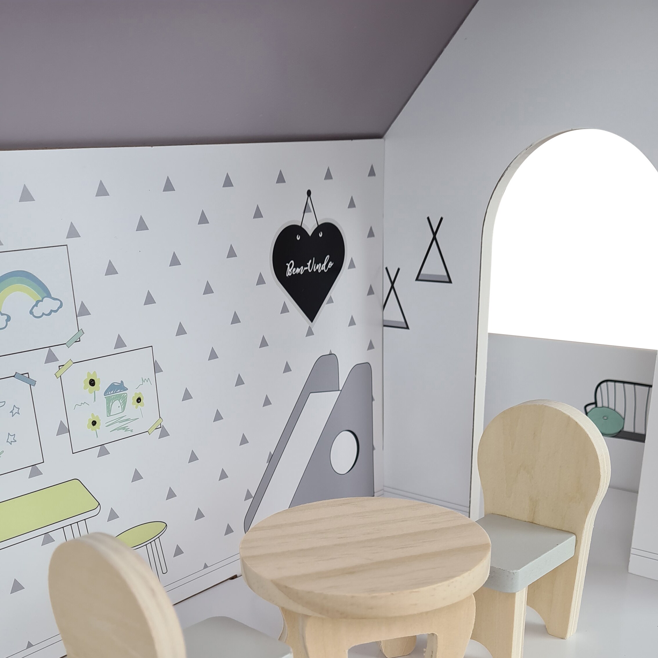 Coemo Puppenhaus Anna Villa möbliert 3 Etagen