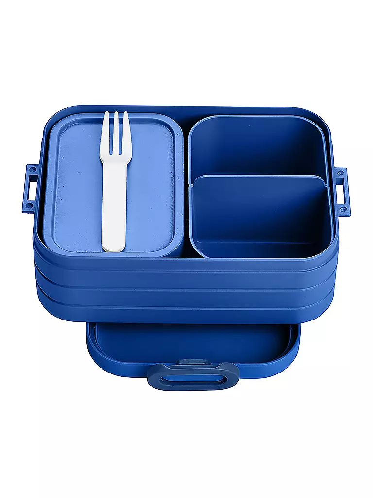 MEPAL Lunchbox BENTO Midi Take a Break 18,5x12cm Vivid Blua dunkelblau