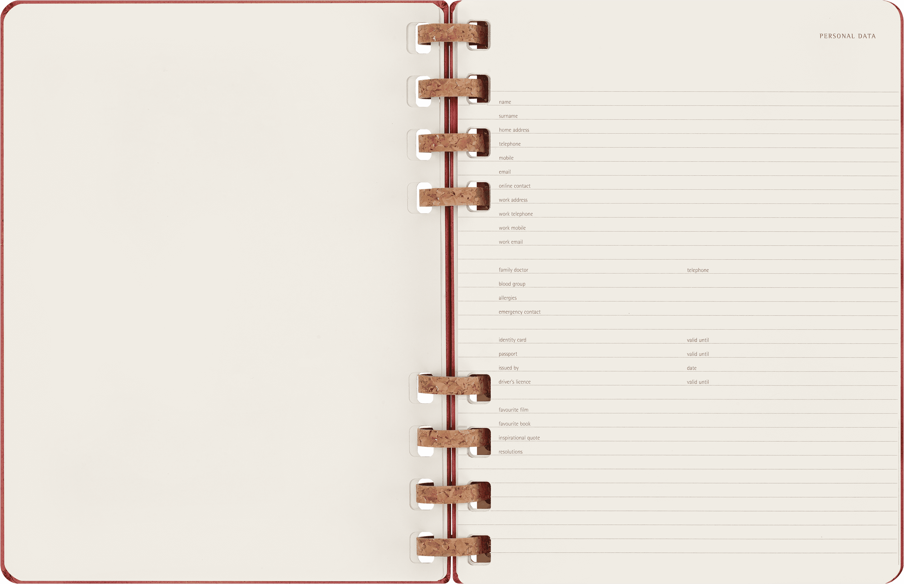 Undated Life Planner XL Weekly and Monthly, Spiral