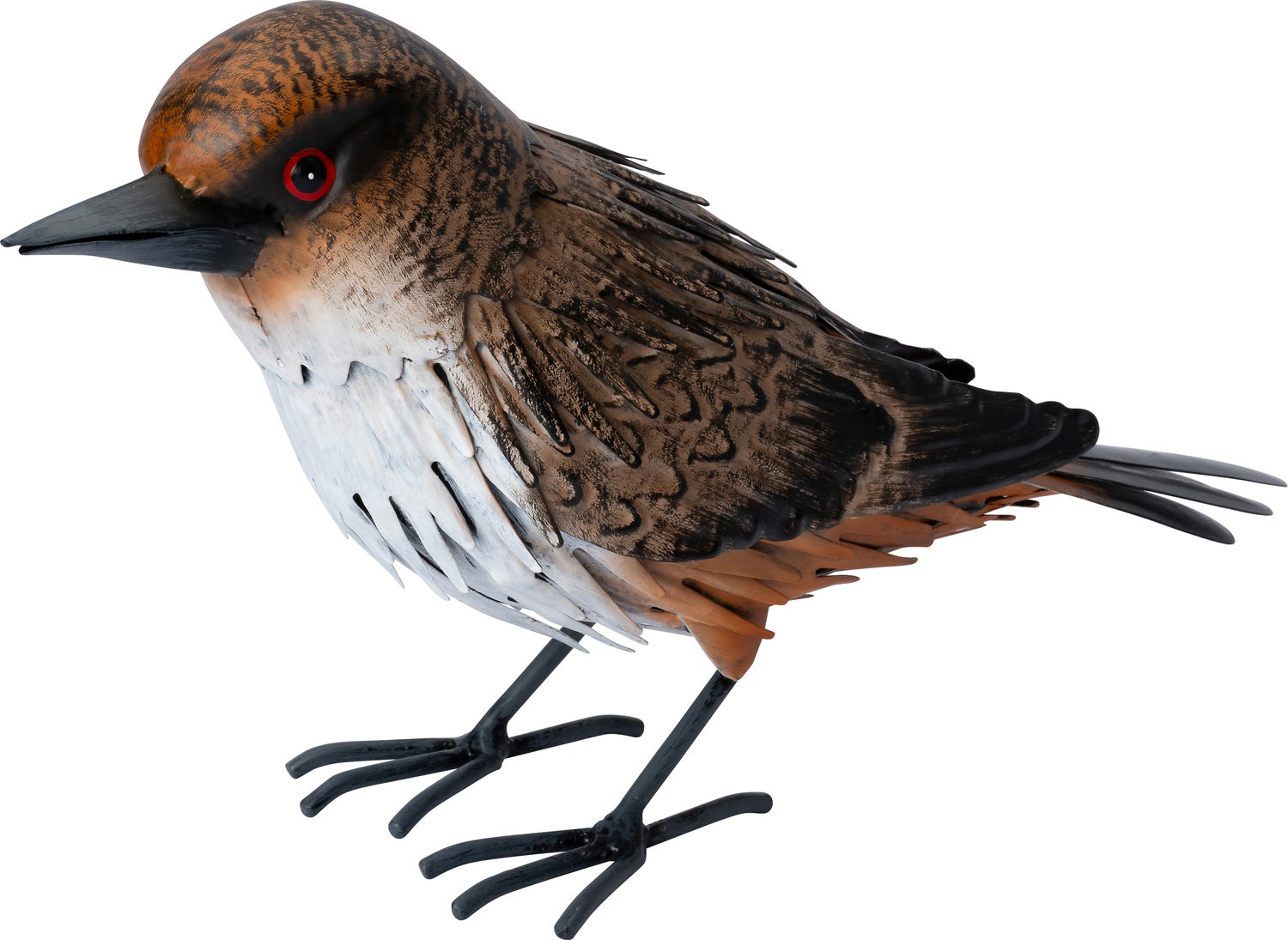 Intratuin tuinbeeld Aves vogel bruin 30 x 10 x 17 cm