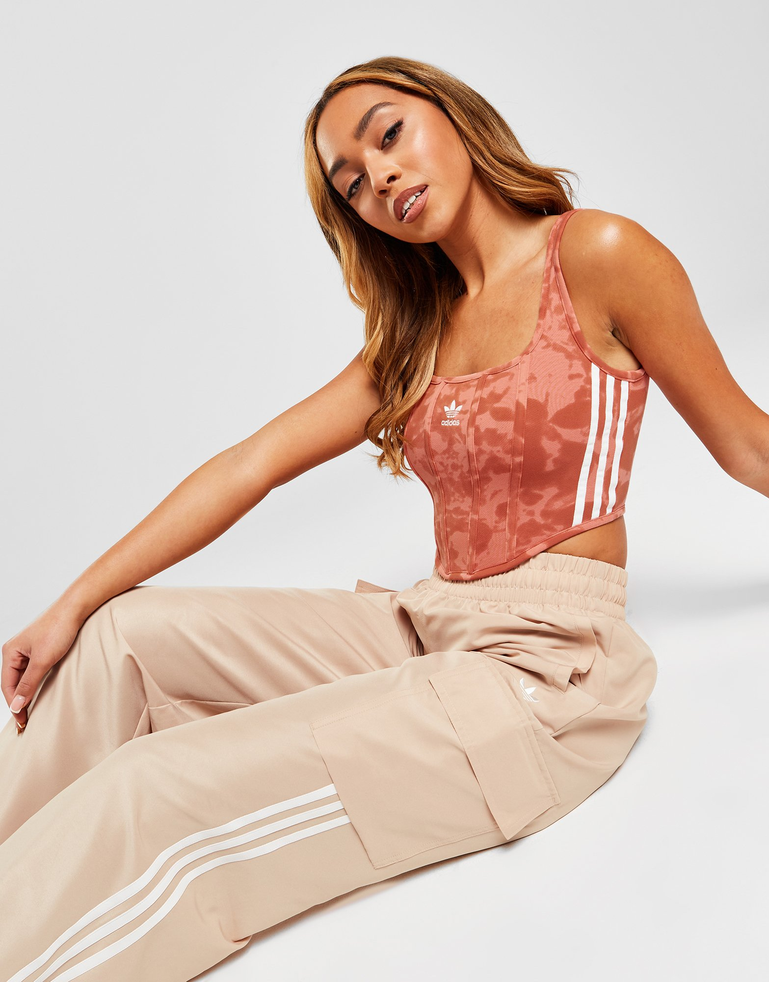 adidas Originals Débardeur Imprimé Corset Femme