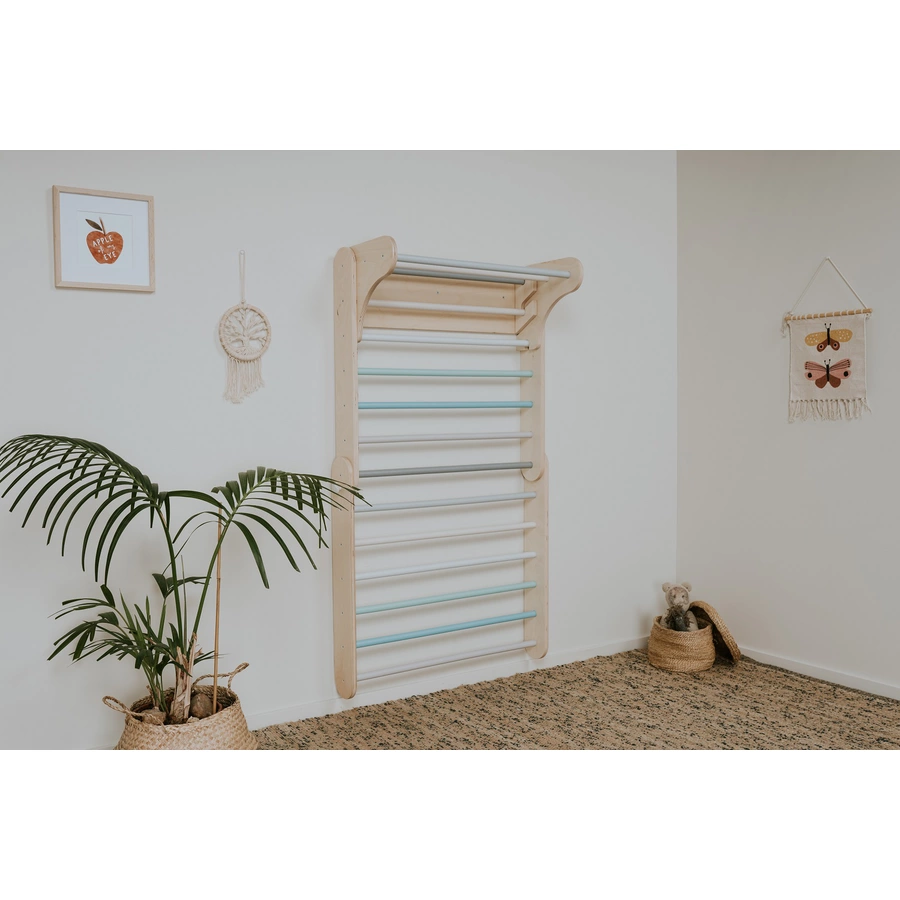LEG & GO Kletterdreieck – Kletterwand (schwedisch) 2in1, pastell