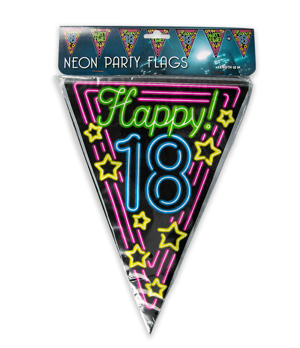 Slingers 18 Jaar Neon 10m