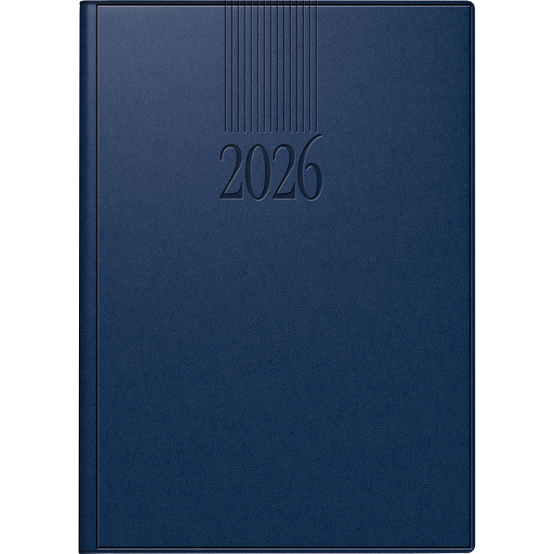 Rido Idé Agenda 2026 Roma Balacron, A5, 1 Tag / Seite, dunkelblau