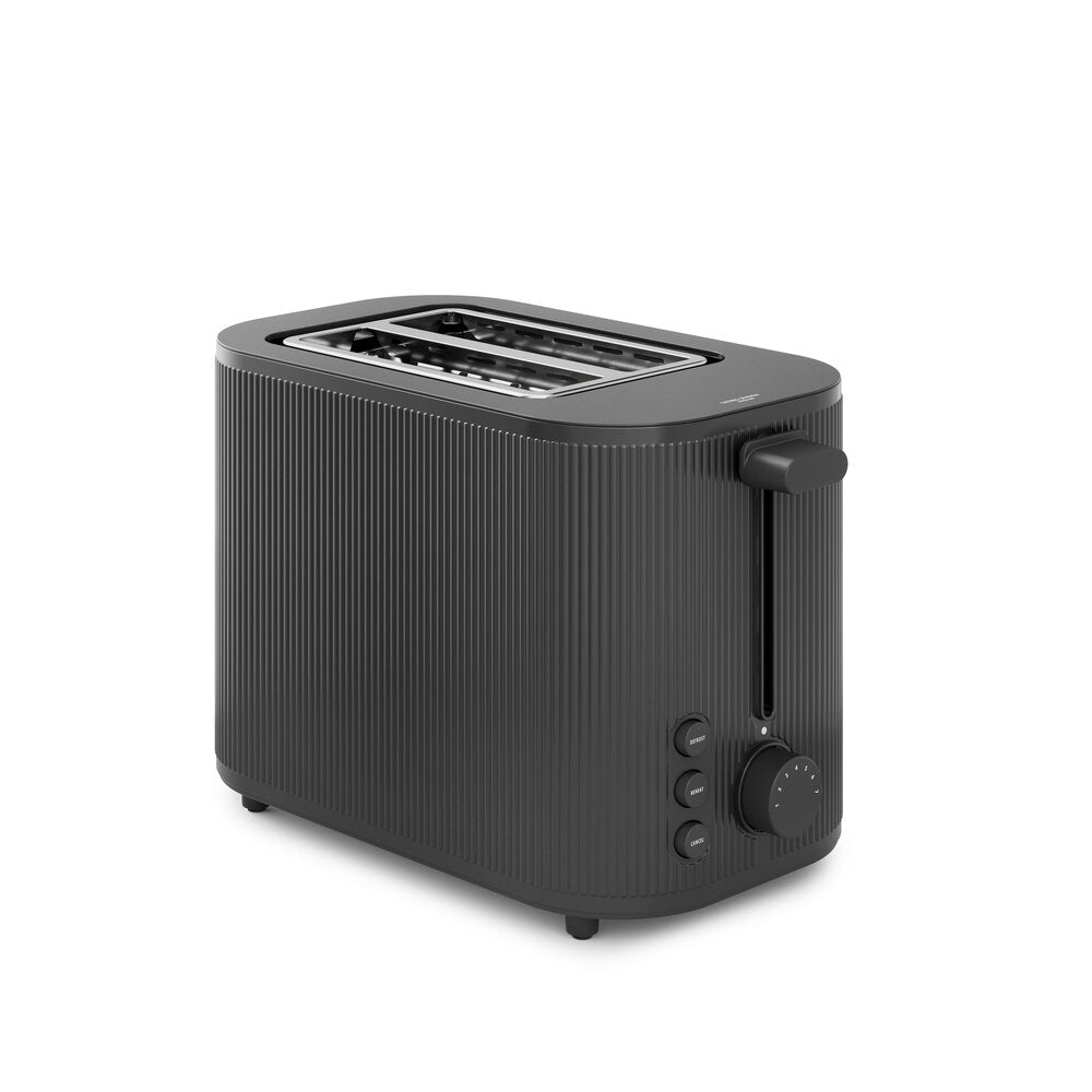 Georg Jensen  Bernadotte brødrister - Rustfri stål/sort