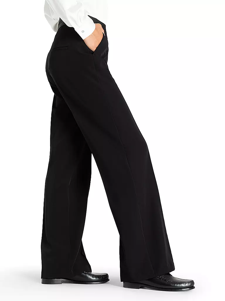CAMBIO Hose Wide Leg AVA schwarz