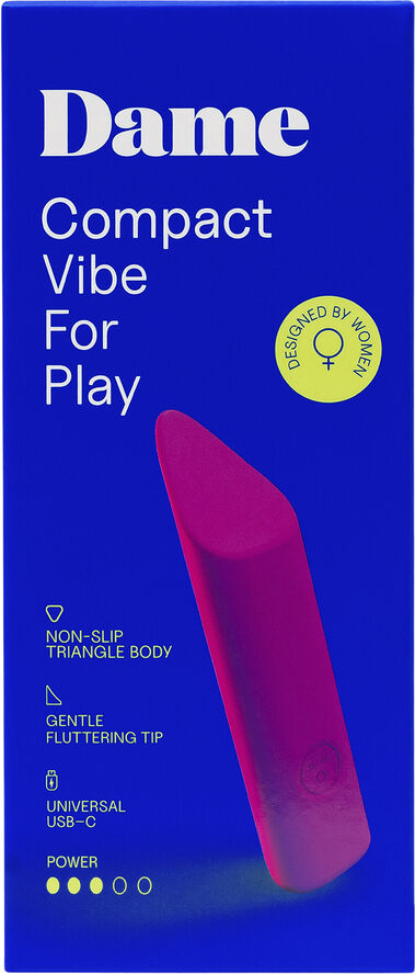 Dame Products Zig Compact Vibrator Magenta Magenta