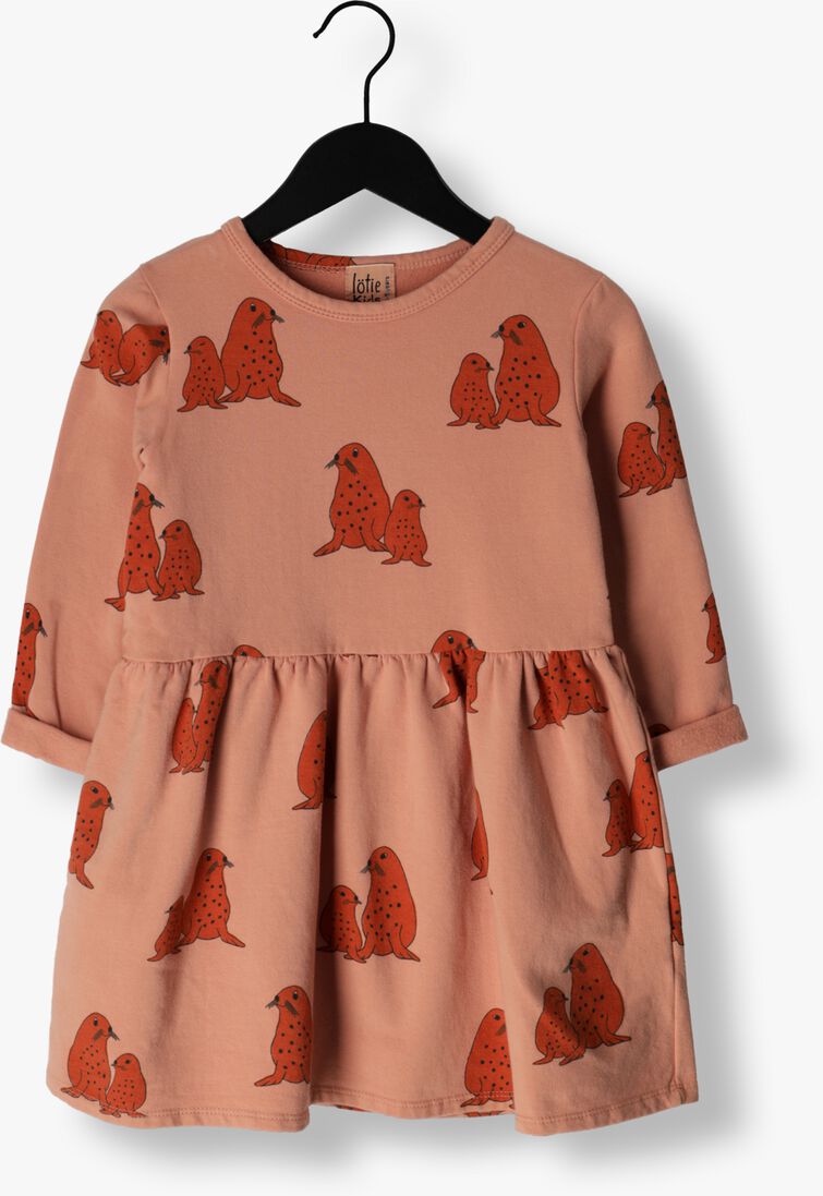 L\u00D6TIEKIDS roze l&ouml;tiekids midi jurk w23-54-40