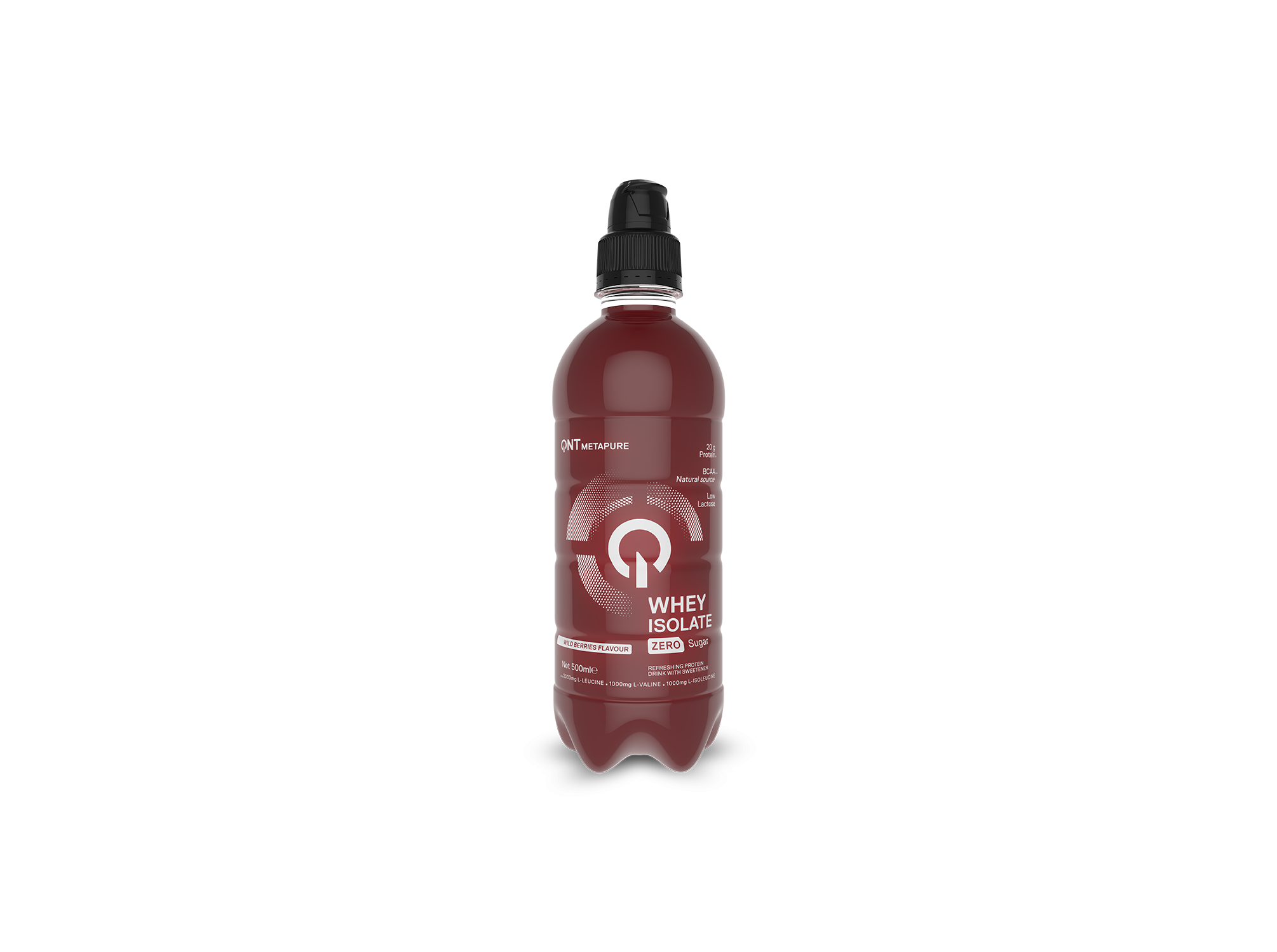 BEBIDA WHEY ISOLATE ZERO QNT FRUTOS SILVESTRES 500ML
